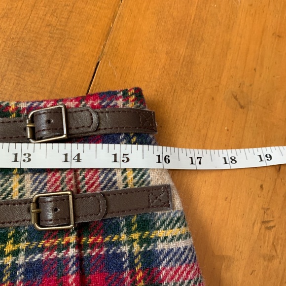 Boden Wool Plaid Skirt - Size 8 - Picture 6 of 10